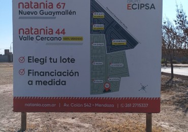 LOTE EN VENTA EN GUAYMALLEN